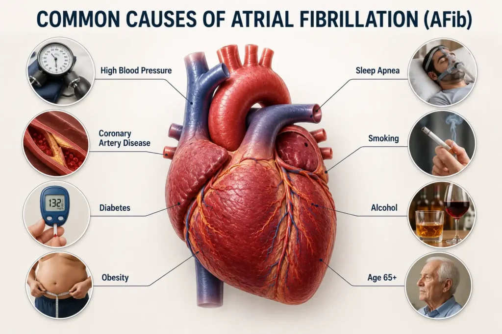 common causes of atrial fibrillation afib