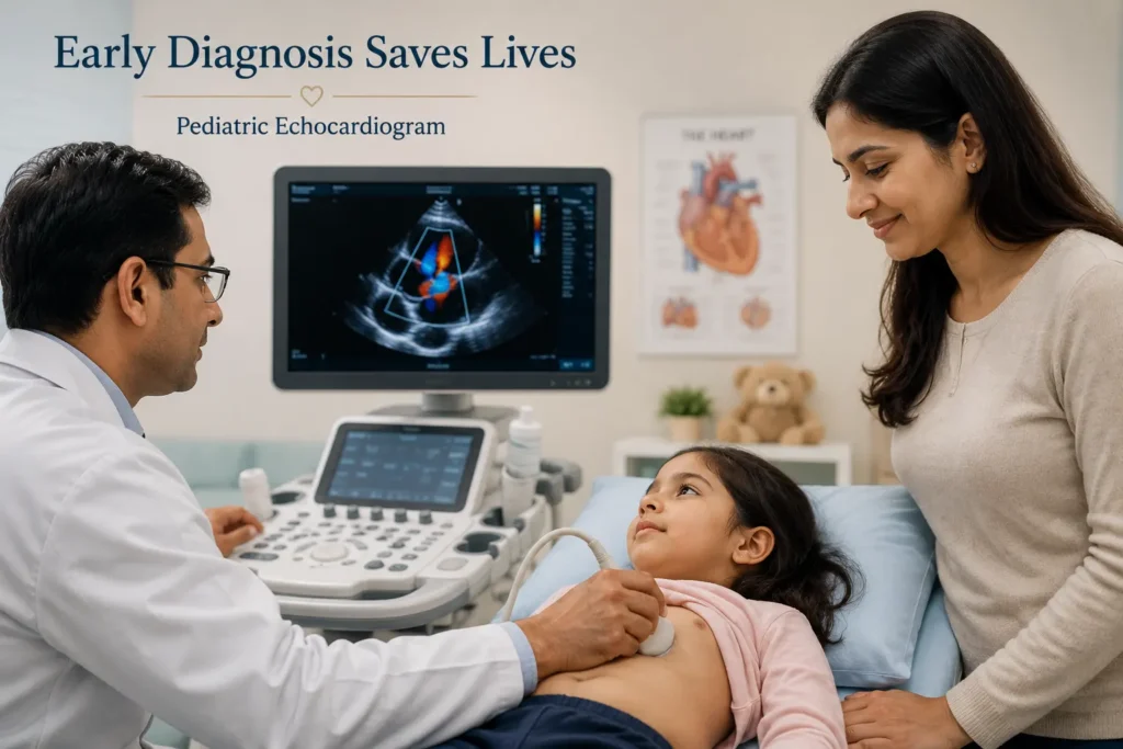 congenital heart disease diagnosis echocardiogram children