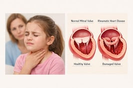 Rheumatic Heart Disease In Children Sore Throat Valve Damage
