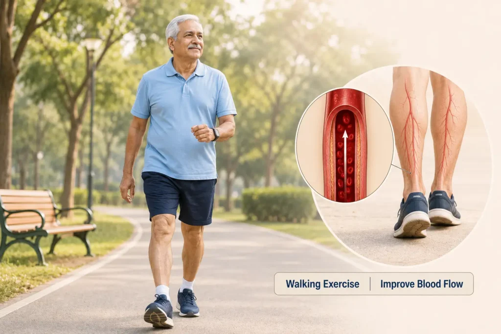 walking exercise for peripheral artery disease PAD patients