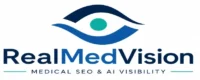 RealMedVision logo for medical SEO and AI visibility