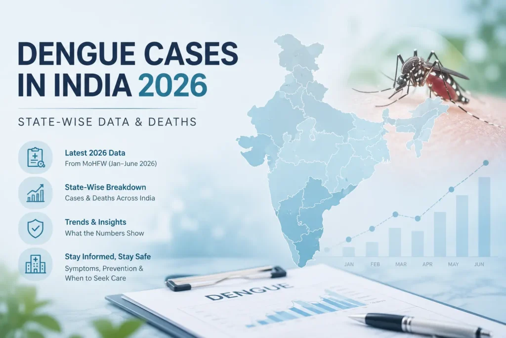 Dengue cases in India 2026 with state-wise numbers and deaths